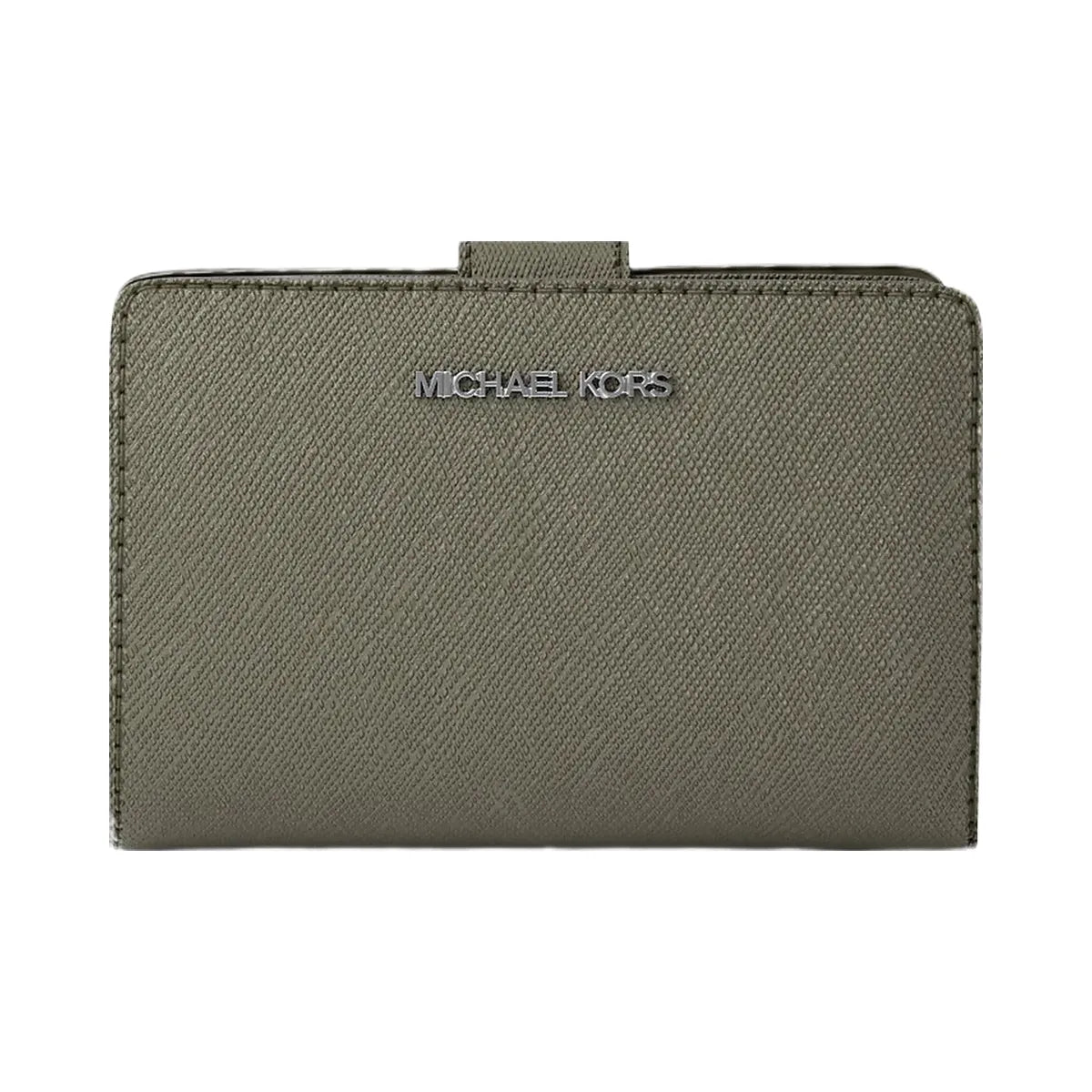 Michael Kors Medium Saffiano Leather Wallet Olive