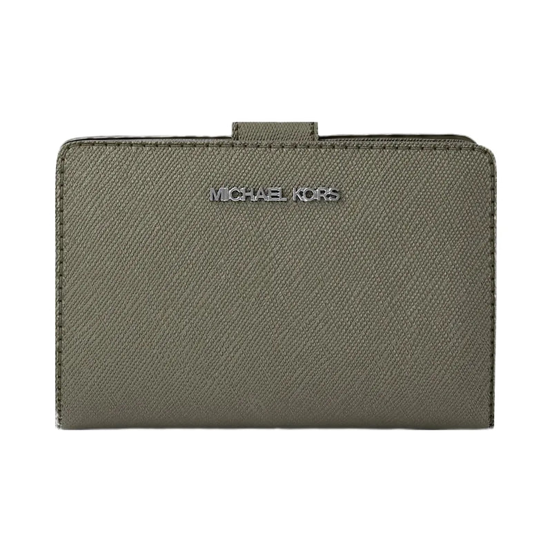 Michael Kors Medium Saffiano Leather Wallet Olive