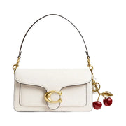 Coach Tabby Shoulder Bag 26 Polished Pebble Leather-Brass-Chalk