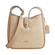 Coach Hadley Convertible Crossbody Bag With Signature Canvas Im-Dark Natural Multi