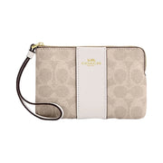 Coach Large Jewelry Box In Signature Canvas Signature Canvas-Gold-Sand-Chalk