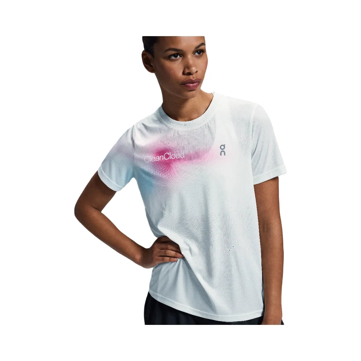 On Pace-T Undyed Pink