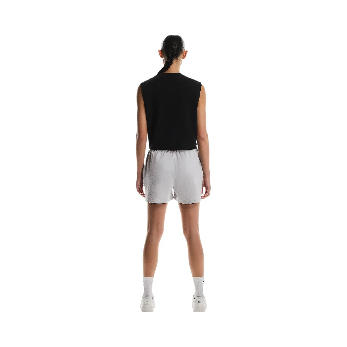 On Courtside Shorts Gravel