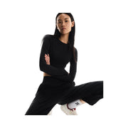 On Studio Long-T Crop Black