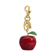 Coach Apple Bag Charm Brass-Multi