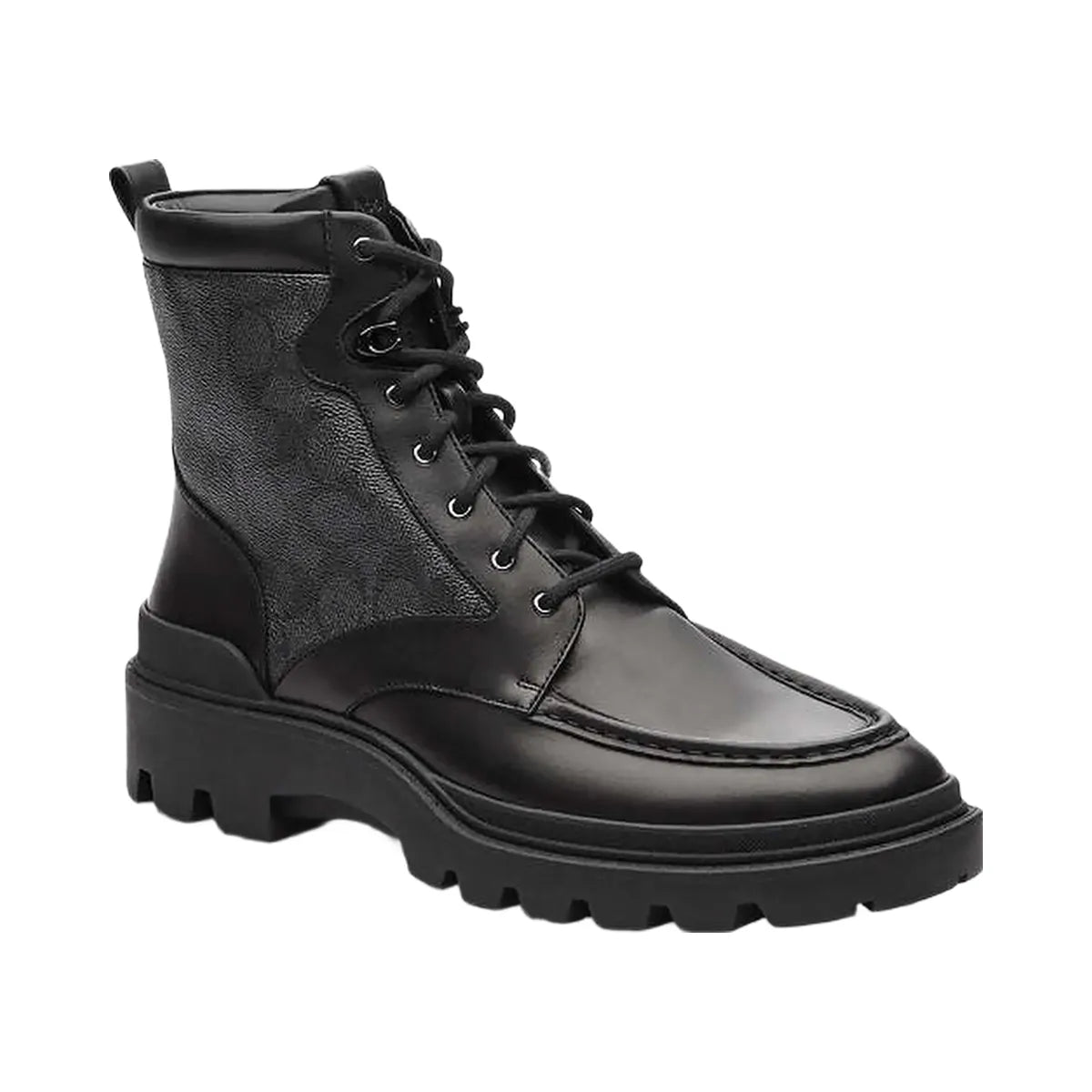 Coach Connor Boot In Signature Canvas Black