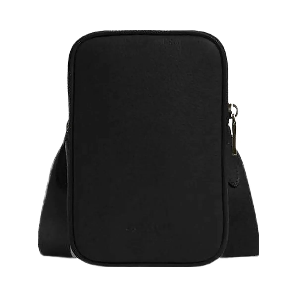 Coach Aden Crossbody Bag Pebbled Leather-Gunmetal-Black