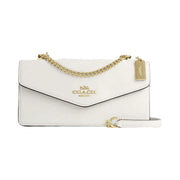 Coach Klare Envelope Crossbody Bag Calf Leather-Gold-Chalk