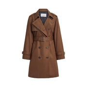 Coach Mid Trench Chocolate Brown