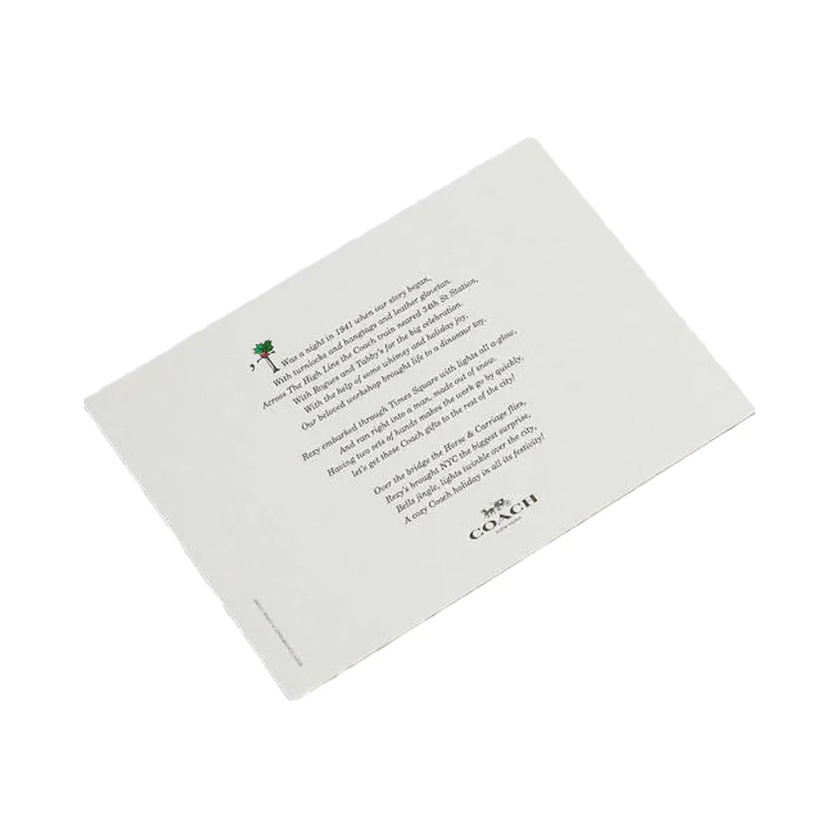 Coach Holiday Card Set Multi