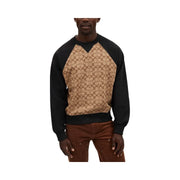 Coach Signature Crewneck Sweatshirt Khaki Signature