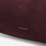DeMellier The Midi Miami burgundy suede & burgundy smooth