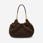 DeMellier The Midi Miami mocha suede & mocha smooth