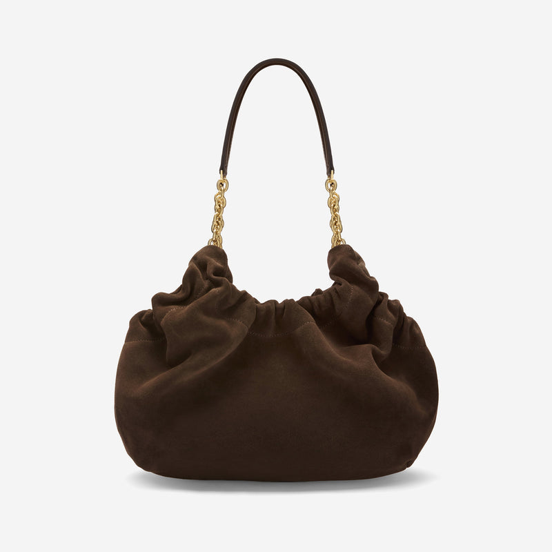 DeMellier The Midi Miami mocha suede & mocha smooth