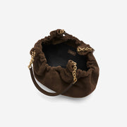 DeMellier The Midi Miami mocha suede & mocha smooth