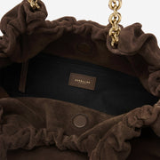 DeMellier The Midi Miami mocha suede & mocha smooth