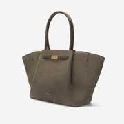 DeMellier The New York deep olive suede & deep olive smooth