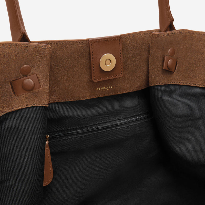 DeMellier The New York deep tan suede & tan smooth