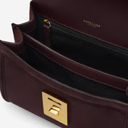 DeMellier The Paris burgundy suede