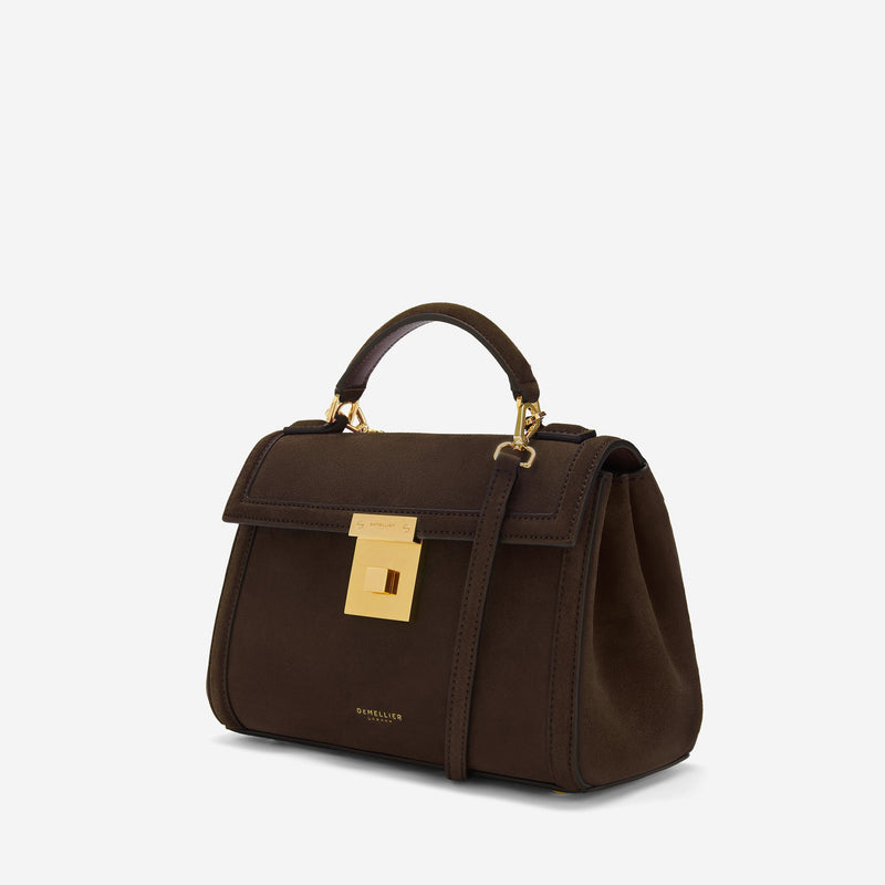 DeMellier The Paris mocha suede