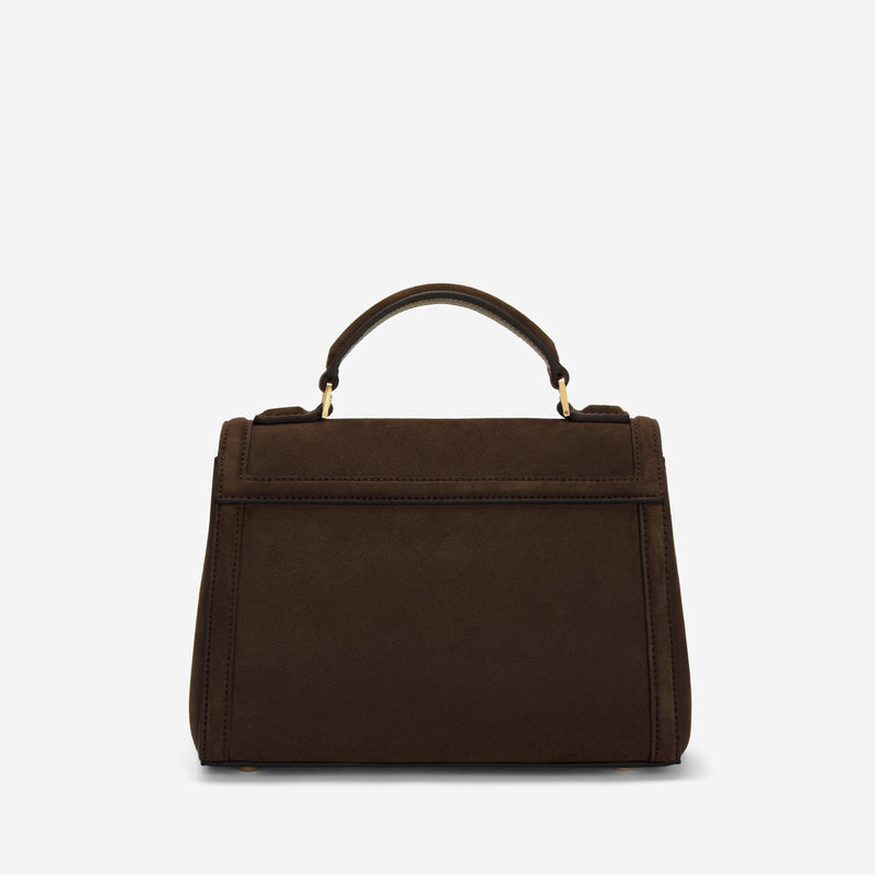 DeMellier The Paris mocha suede