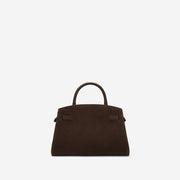 DeMellier The Small Hudson mocha suede & mocha smooth
