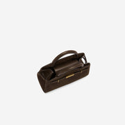 DeMellier The Small Hudson mocha suede & mocha smooth