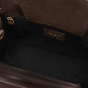 DeMellier The Small Hudson mocha suede & mocha smooth