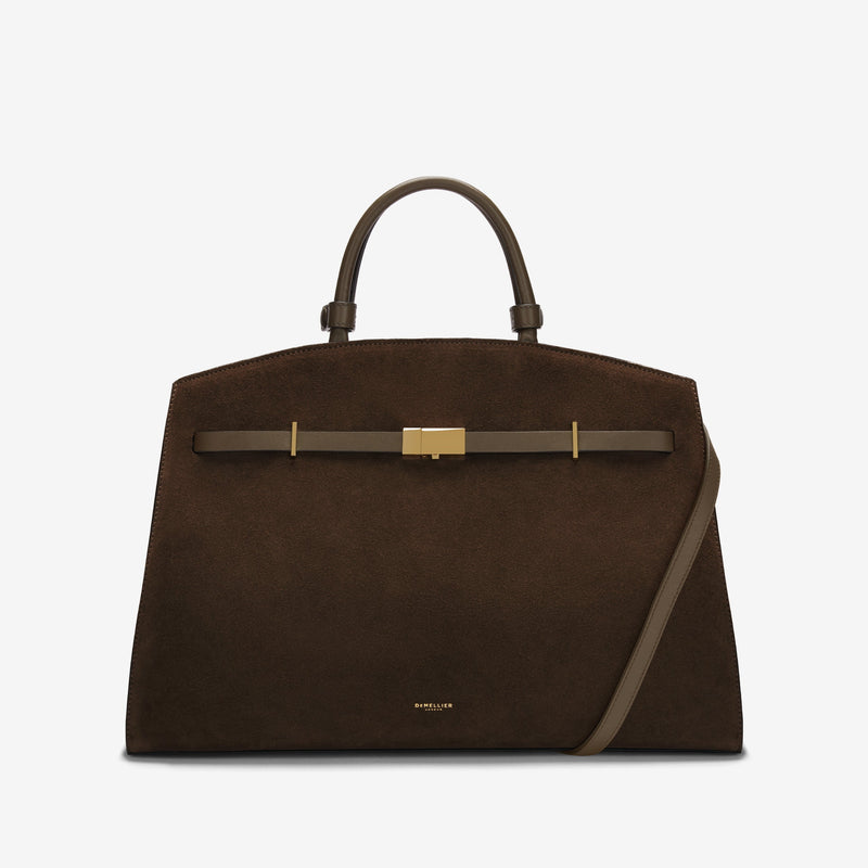DeMellier The Hudson mocha suede & mocha smooth