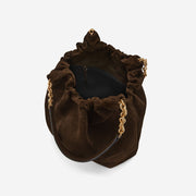 DeMellier The Miami mocha suede & mocha smooth