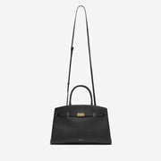 DeMellier The Midi Hudson black small grain