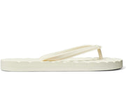 Tory Burch Kira Flip Flops Ivory White (Women's)