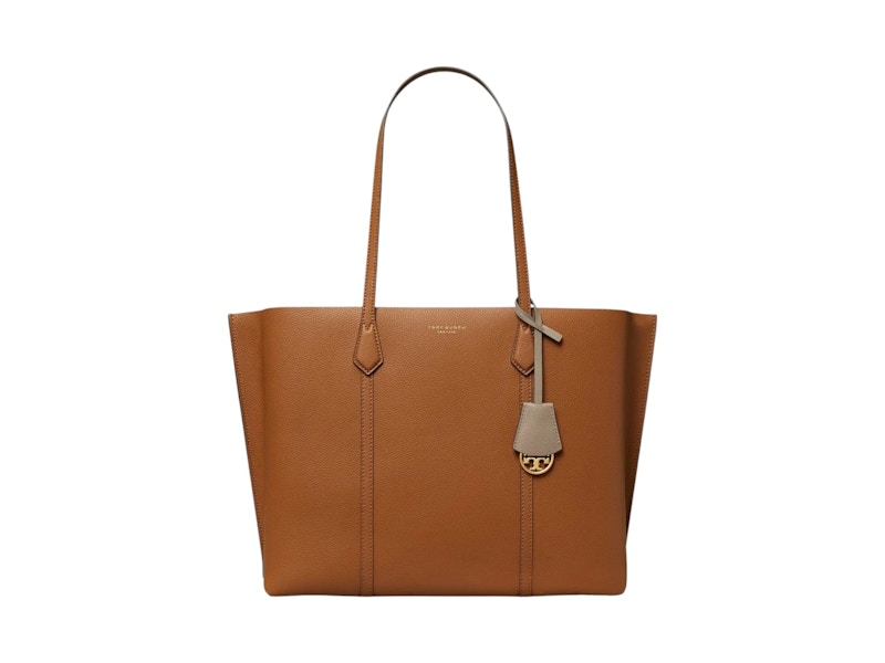 Tory Burch Perry Triple-Compartment Tote Light Umber