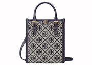 Tory Burch T Monogram Mini Tote Navy