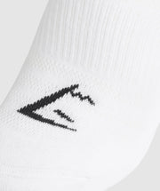 Gymshark Trainer Socks 3Pk White