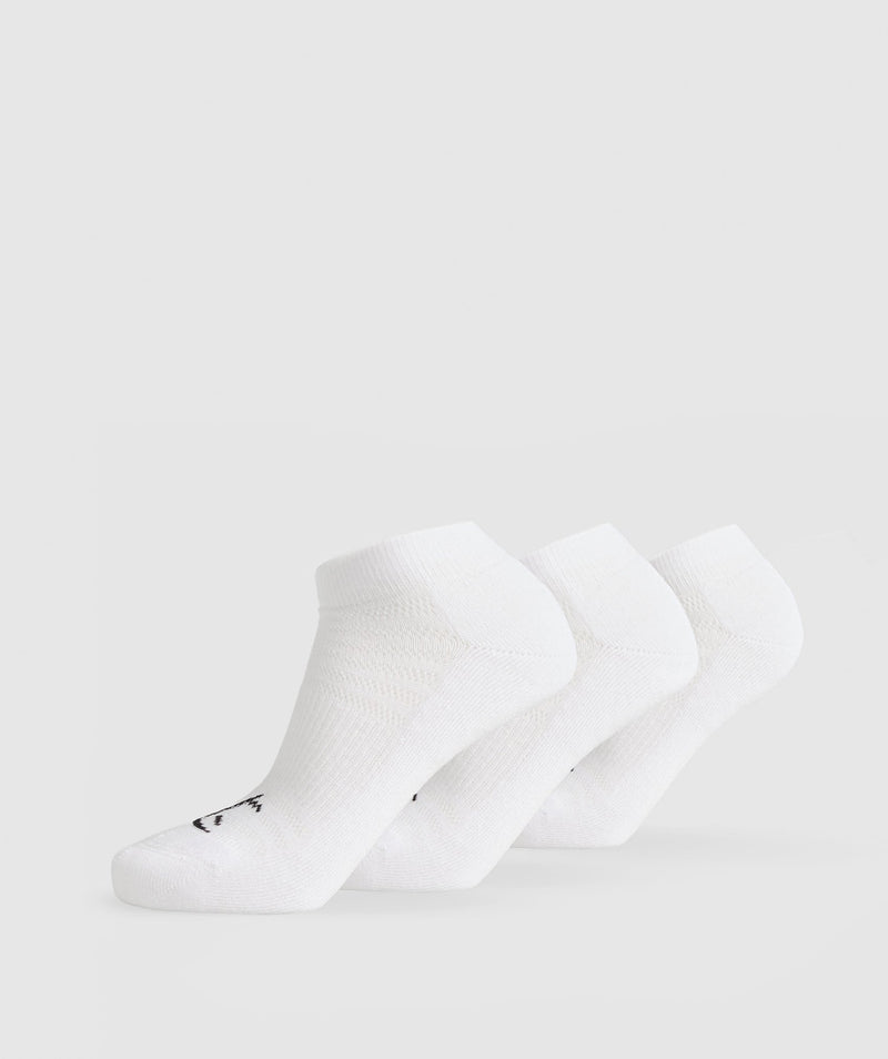 Gymshark Trainer Socks 3Pk White