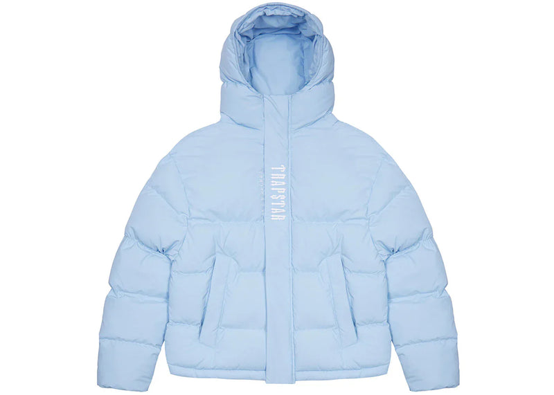 Trapstar Decoded Hooded Puffer 2.0 Ice Blue