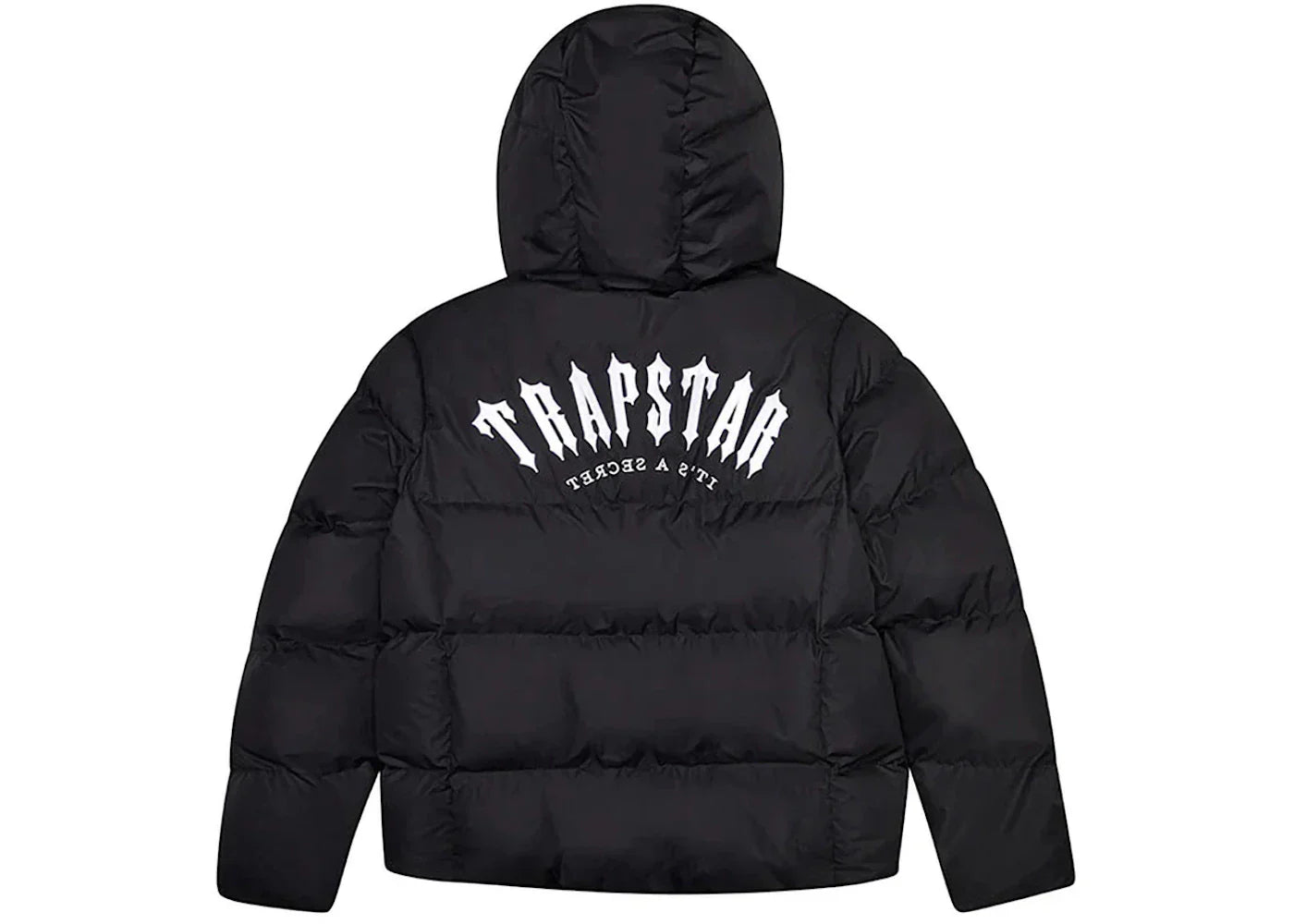 Trapstar Irongate Hooded Puffer Jacket Black