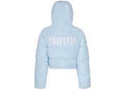 Trapstar Women'S Decoded 2.0 Hooded Puffer Ice Blue