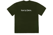 Travis Scott CJ Logo II T-Shirt Washed Olive