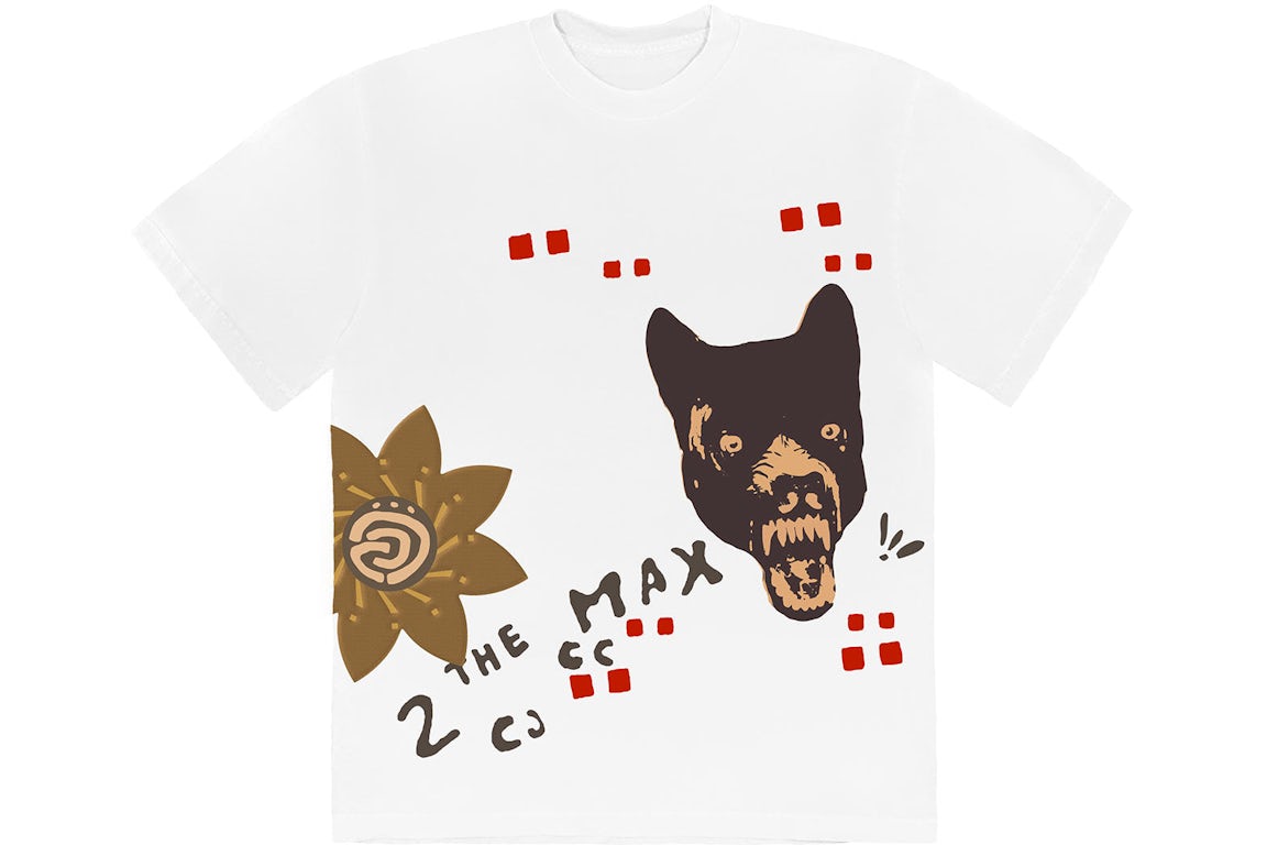 Travis Scott Cactus Jack Wolf T-Shirt White