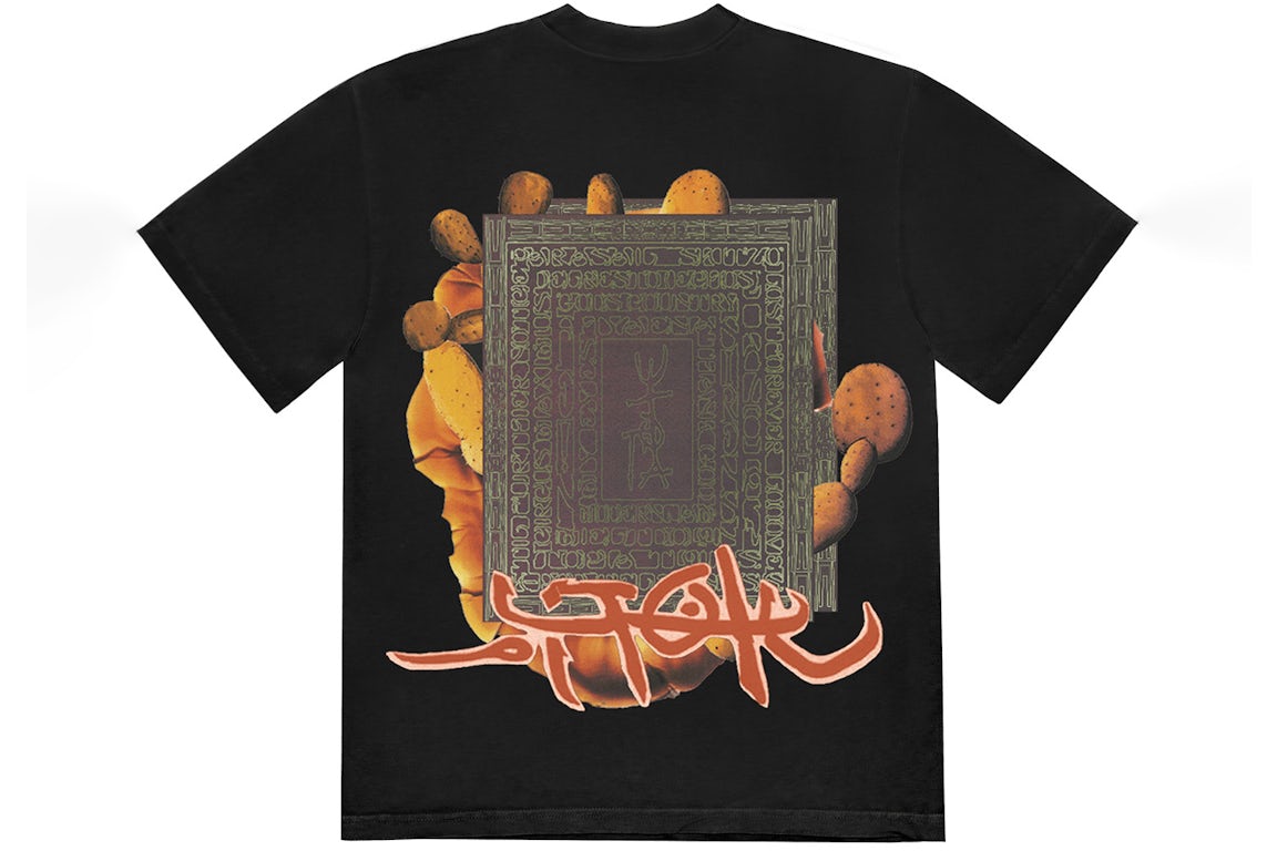 Travis Scott Utopia Manuscript T-Shirt Black