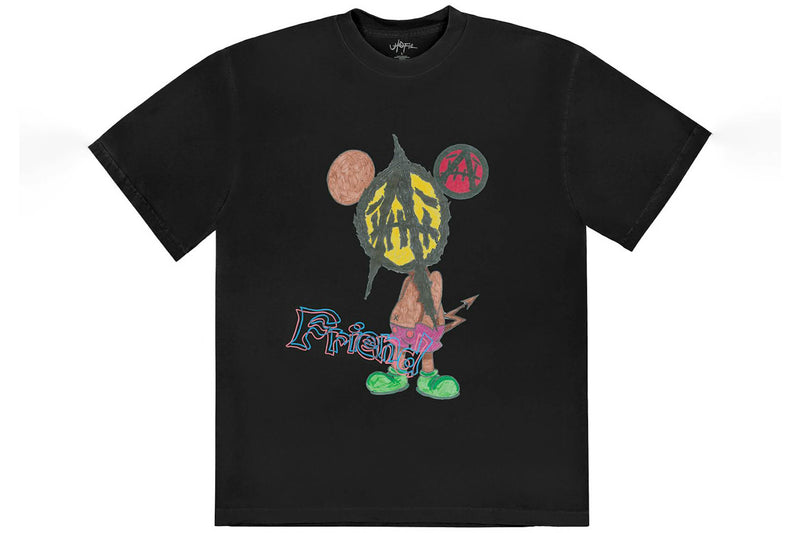 Travis Scott Utopia x St Michael 2B T-Shirt Black