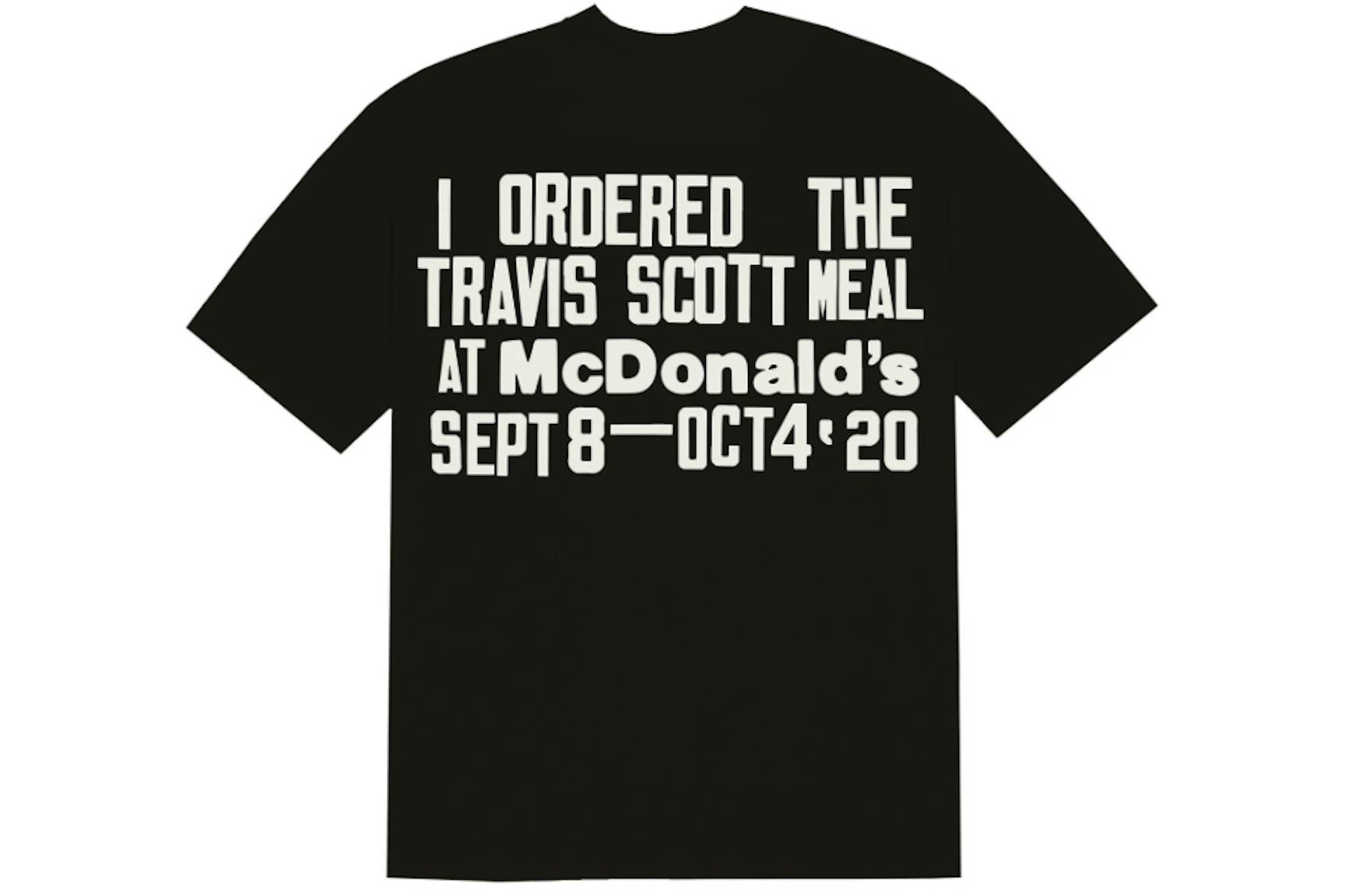 Travis Scott x CPFM 4 CJ Burger Mouth T-Shirt Black