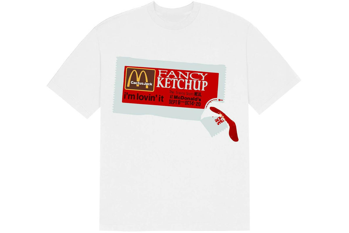 Travis Scott x CPFM 4 CJ Ketchup T-Shirt White