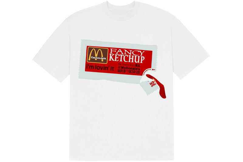 Travis Scott x CPFM 4 CJ Ketchup T-Shirt White