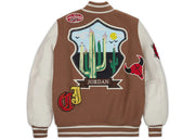 Travis Scott x Jordan Varsity Jacket Antique Brown