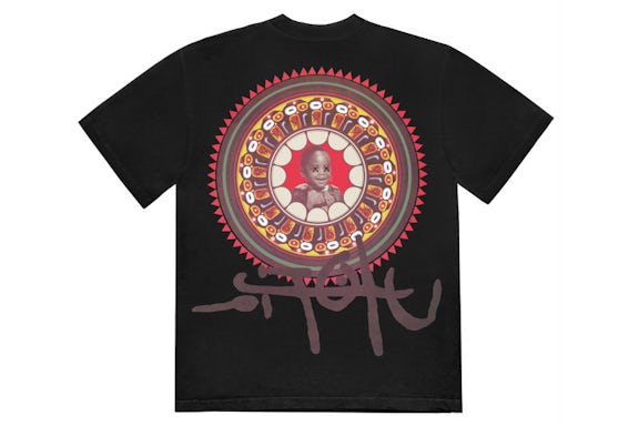 Travis Scott x KAWS Utopia II T-Shirt Black