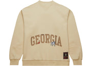 Travis Scott x Mitchell & Ness Georgia Bulldogs Pullover Sweatshirt Tan