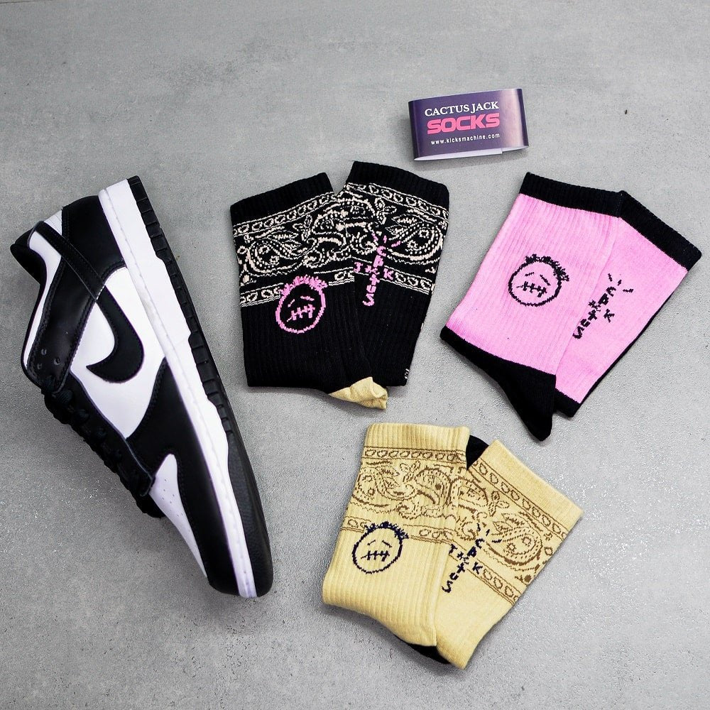 Travis Scott Socks Travis Socks Combo Pack of 3 Kicks Machine